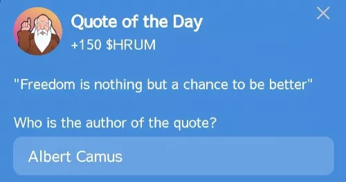 Quote of the day