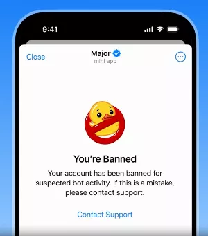 Major ban