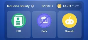 Tapcoins combo